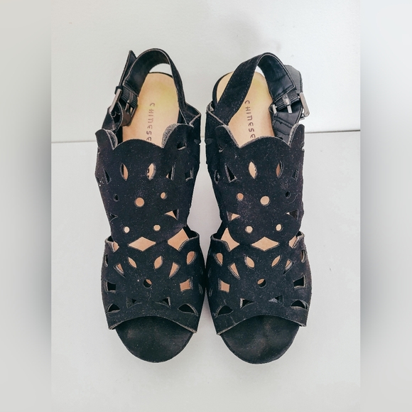 Chinese Laundry open toed wedge - Picture 3 of 6